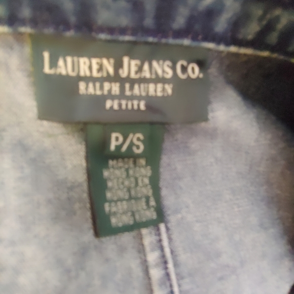 🎊HP🎊Ralph Lauren Double Breasted Denim Jacket. - Picture 12 of 14